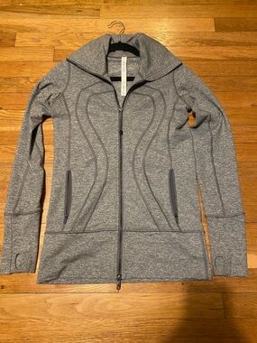 Lululemon Heather Gray Full-Zip Jacket